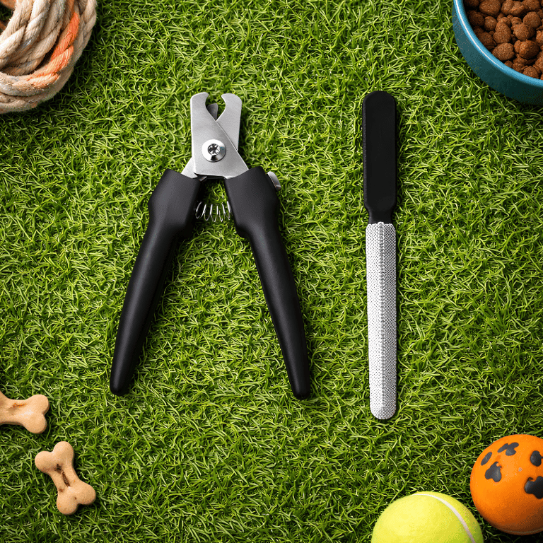 Kit Alicate Cortador De Unha Para Pets Com Lixa