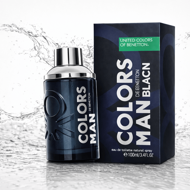 Perfume Benetton Colors Man Black Eau De Toilette Masculino 100ml