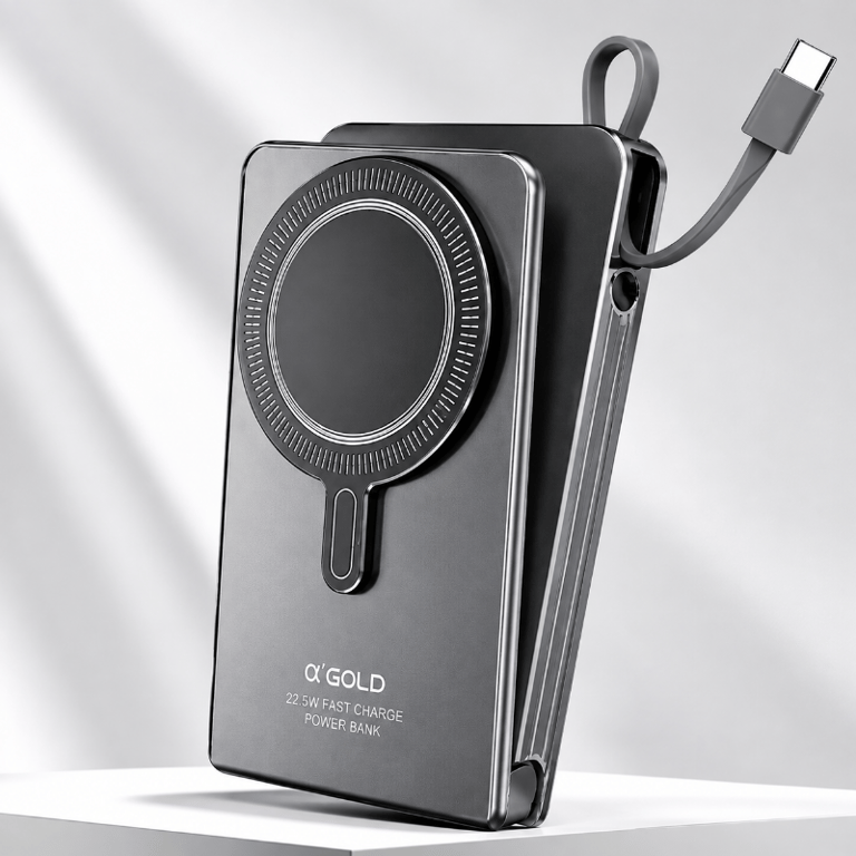 Carregador Portátil Power Bank 10000mAh 22,5W Turbo Bateria Externa Compacta com Carregamento Rápido para Celular Smartphone