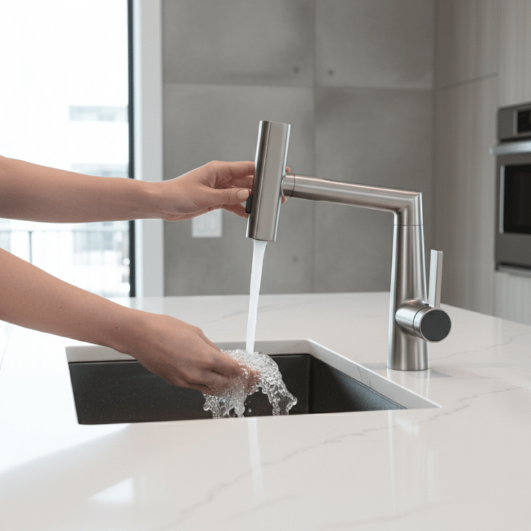 Torneira Misturador Monocomando Cozinha Gourmet Ducha Extensível