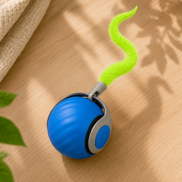 Bolinha Interativa Para Gatos Automática Recarregável USB