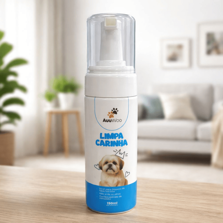 Espuma Limpa Carinha Para Cães Higiene Facial Pet 150ml