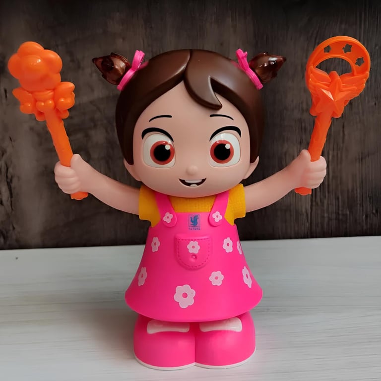 Mini Dançarina Com Música E Cambalhotas