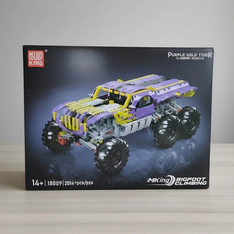 Blocos De Montar Purple Gold Tiger 2014 Peças 