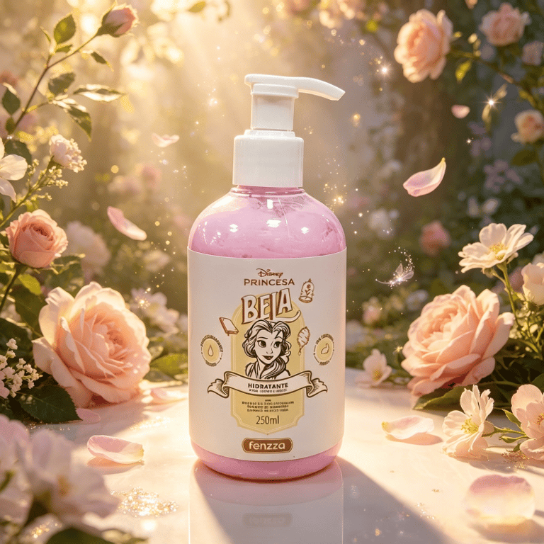 Hidratante Corpo e Mãos Bela Princesa Disney Fenzza 250ml