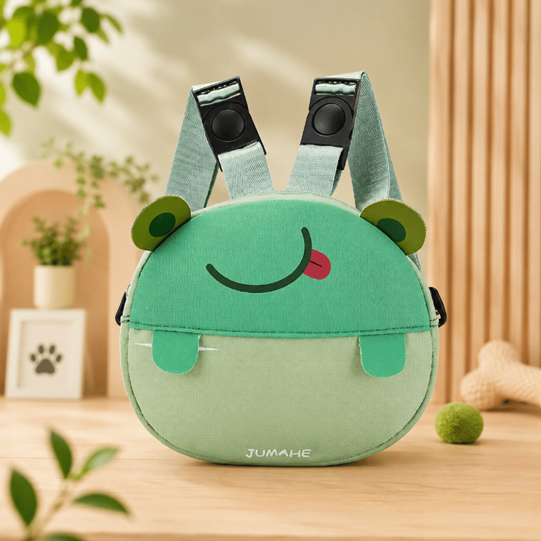 Mochila Com Guia Para Pet Estilo Sapinho