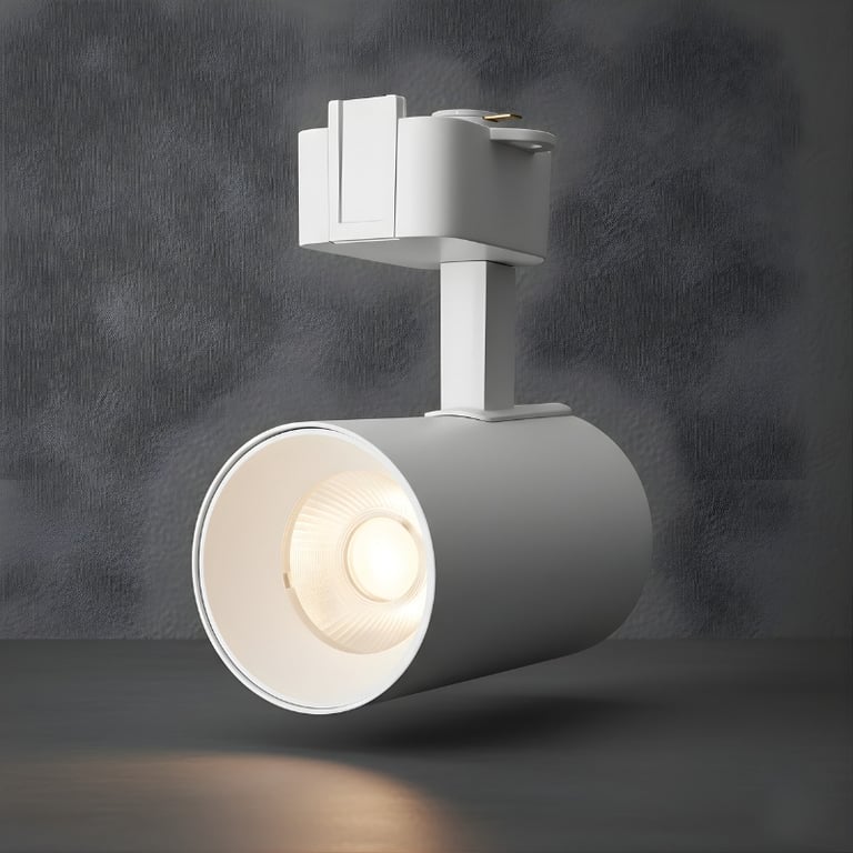 Luminária Para Trilho Branco 2 Peças 20W 3000K