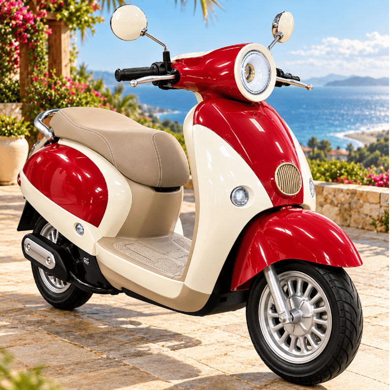 DM8 Moto Elétrica Hitway 1000W Bateria de Chumbo Autonomia 45 A 50 km Suporta 150 kg