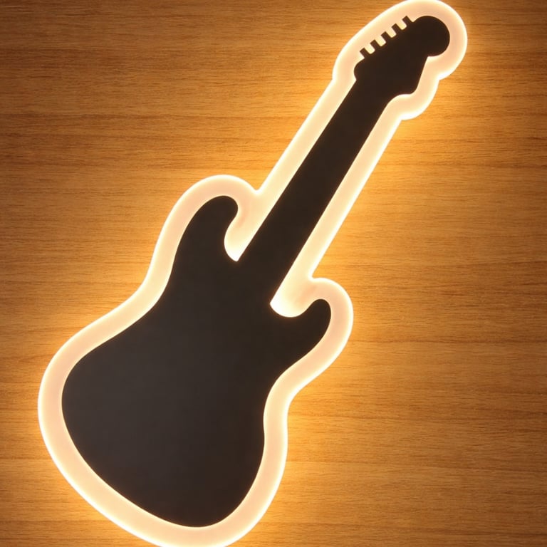Arandela Led Decorativa Violão