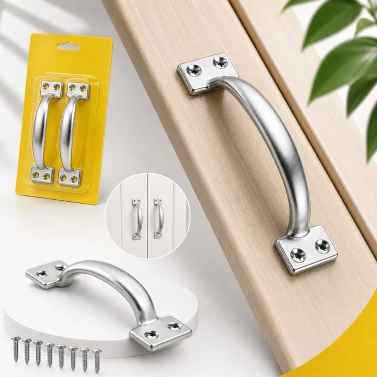 Kit com Puxador para Moveis 2 Peças
