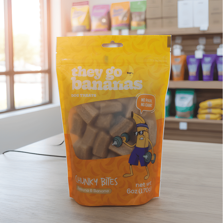 Petisco Para Cães Sabor Baunilha e Banana 170g