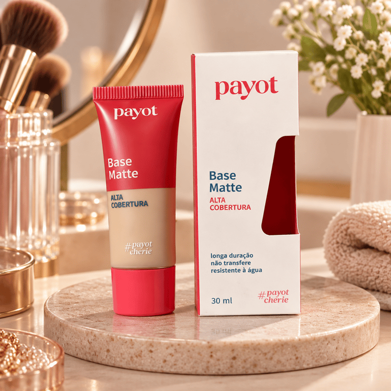 Base Matte Alta Cobertura Chérie Payot 30ml