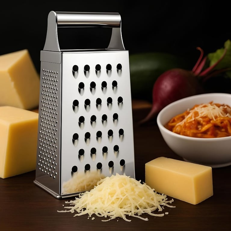 Ralador De Inox 4 Faces Multiuso Alta Durabilidade E Cortes Precisos