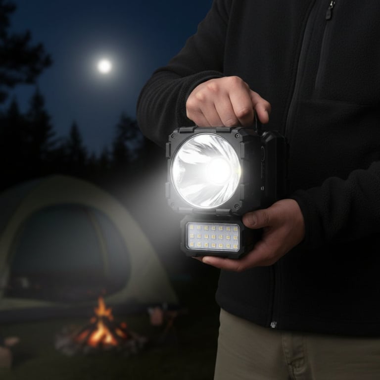 Lanterna Tática Holofote Led L2 Recarregável Bateria 7200mah 40w