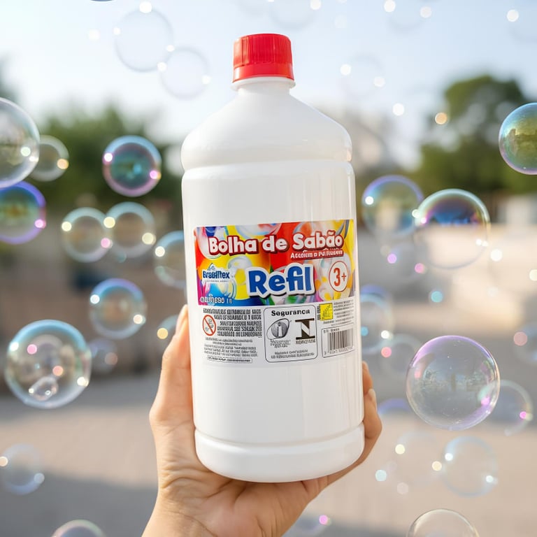 Refil Líquido Para Bolha De Sabão 1L