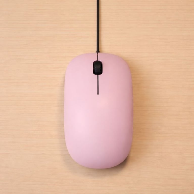 Mouse Com Fio Design Ergonômico E Acabamento Moderno 