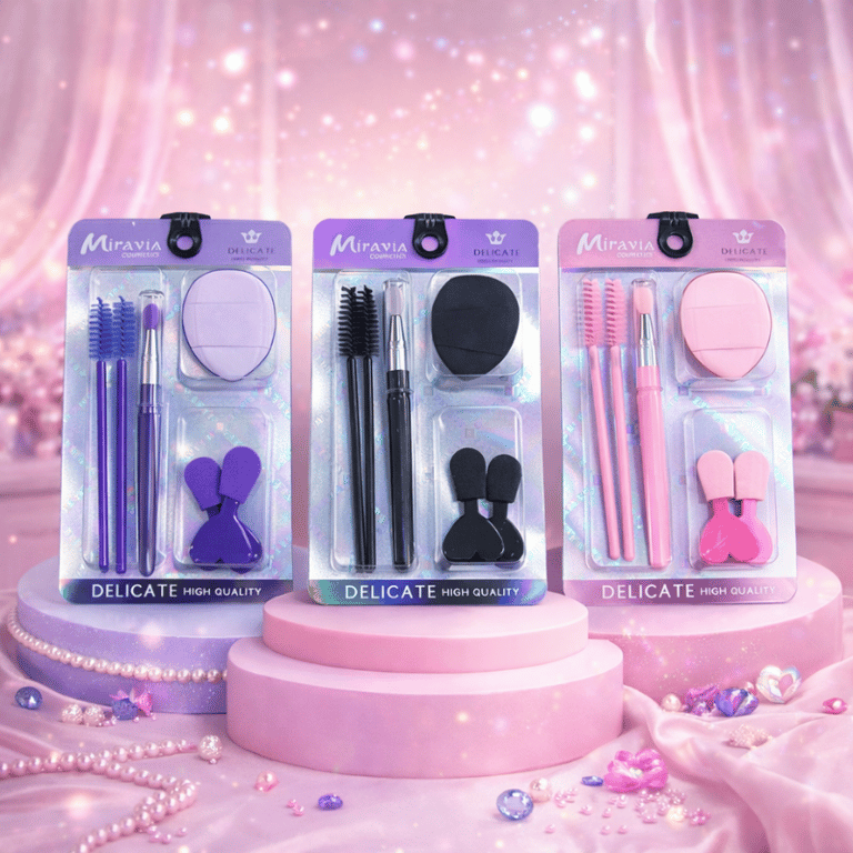 Kit Multifuncional Olhos e Face Delicate Miravia Cores Sortidas