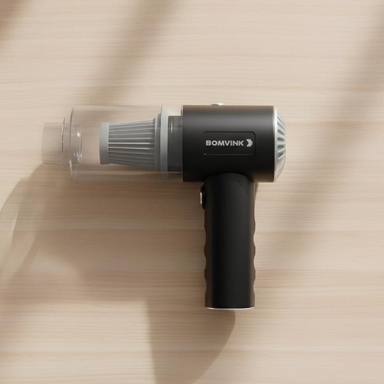Aspirador de Pó Portátil Sem Fio Recarregável USB
