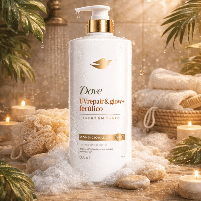 Condicionador Dove UV Repair & Glow + Ferúlico 600ml
