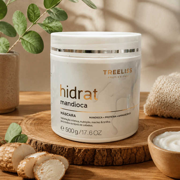 Máscara Hidratação Capilar Hidrat Mandioca Treeliss 500g