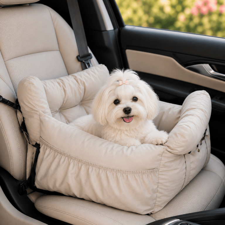 Cadeirinha Pet Para Carro Acolchoada 55x50x25cm