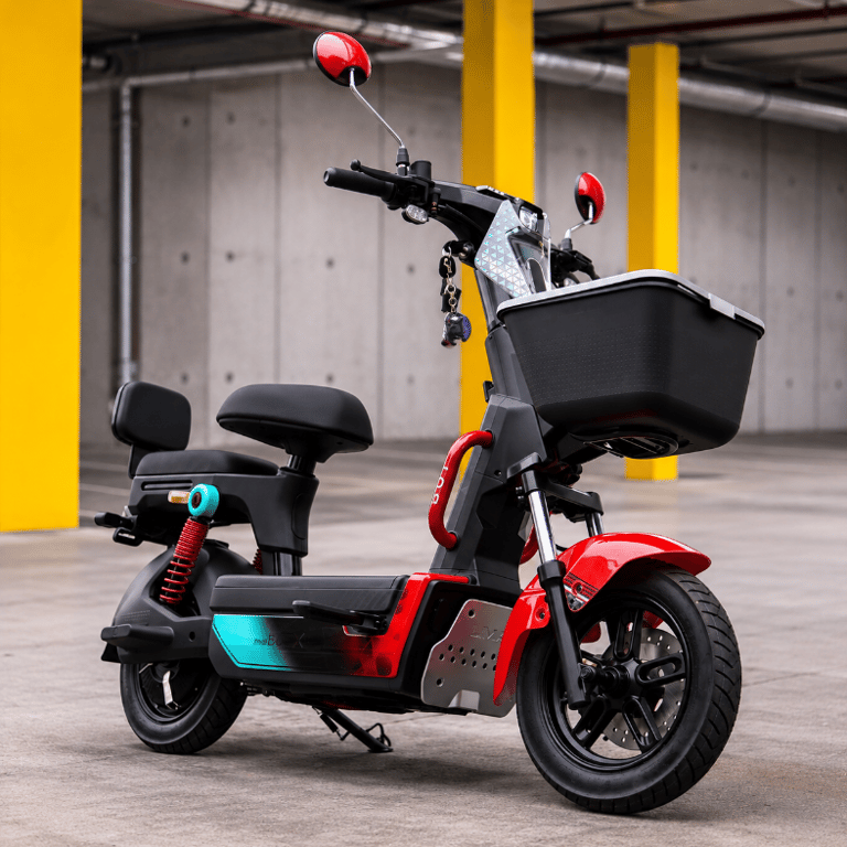 F30 Moto Elétrica 1000W 60V 24Ah Bateria De Lítio Autonomia Até 50Km Peso Máximo 150Kg