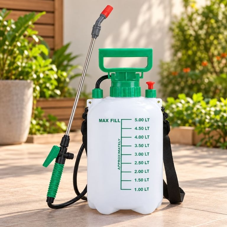 Pulverizador Manual de Pressão com Capacidade de 5 Litros com Bico 