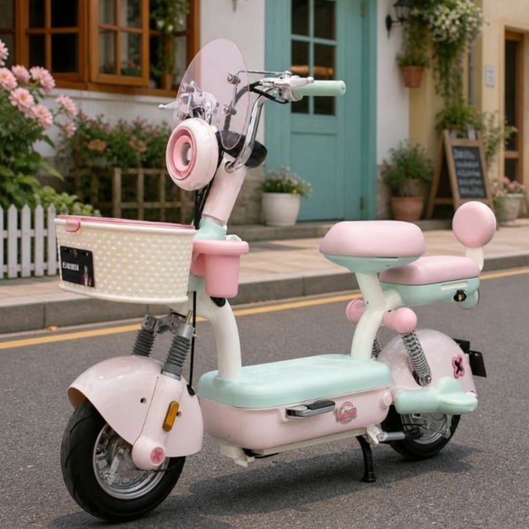 F69 Moto Elétrica Letto 650 Watts 48v20a Velocidade Máxima  32km Por Hora Autonomia de 60km Por Carga Peso Maximo Suportado120kg