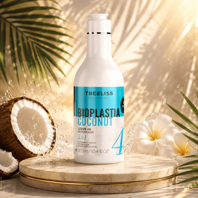 Leave-in Reparador Bioplastia Coconut Treeliss 300ml