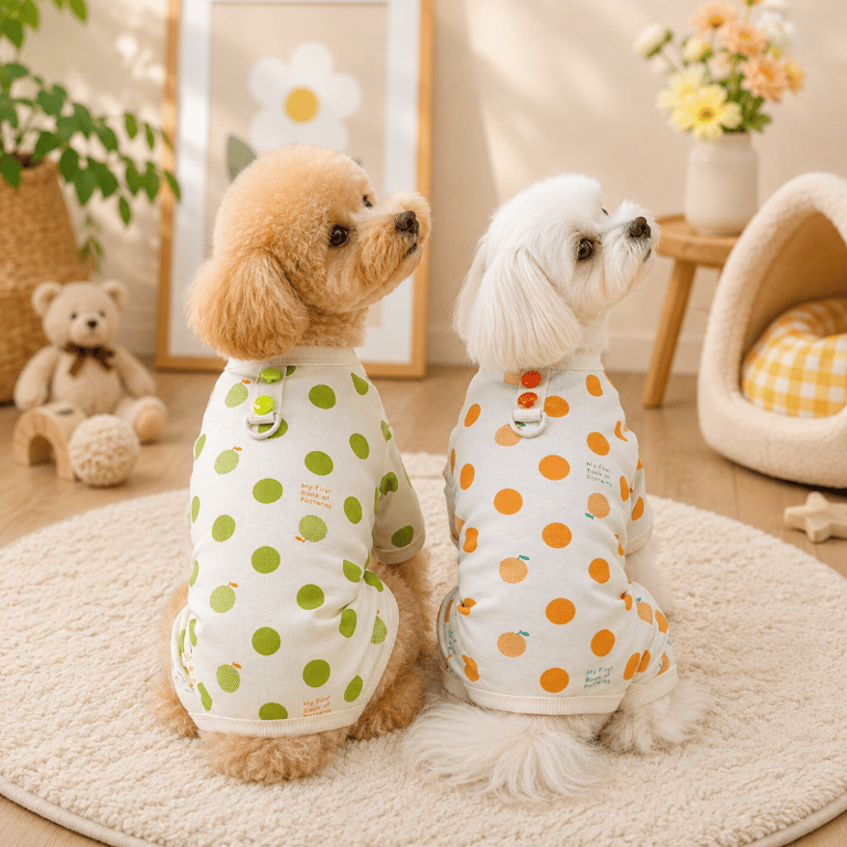 Macacão Para Pets Estampado Confortável E Leve