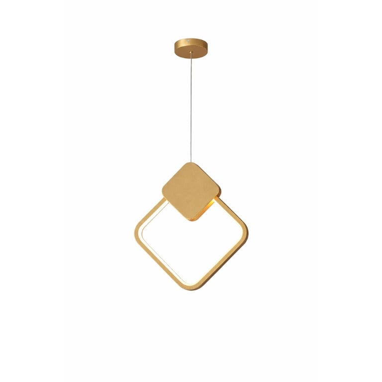 Pendente LED Dourada