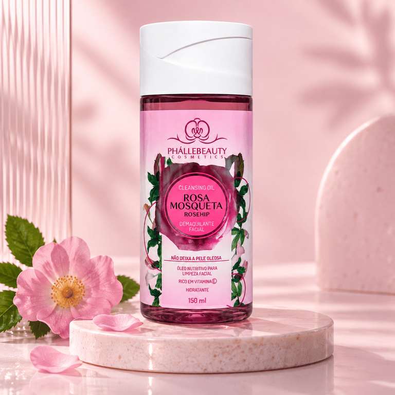 Demaquilante Facial Cleansing Oil Rosa Mosqueta Phállebeauty 150ml 