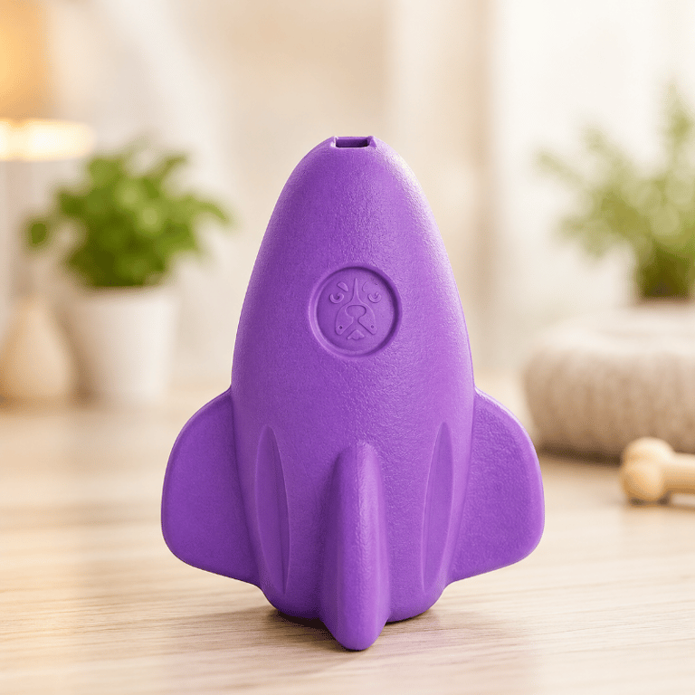 Brinquedo Recheável Foguete Interativo Para Cães Pequenos