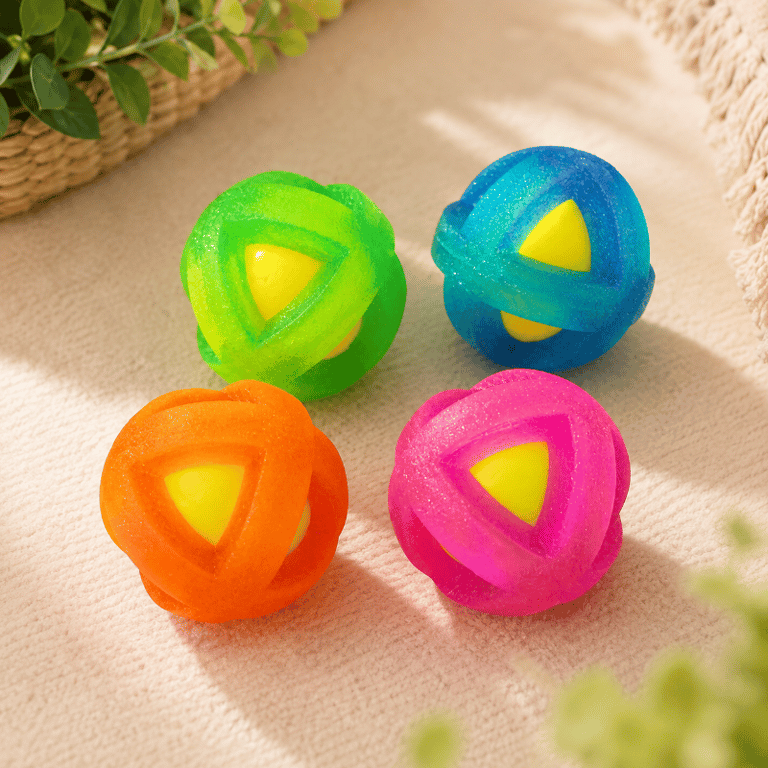 Brinquedo Bola Interativa Com Bola De Tênis Para Cachorros