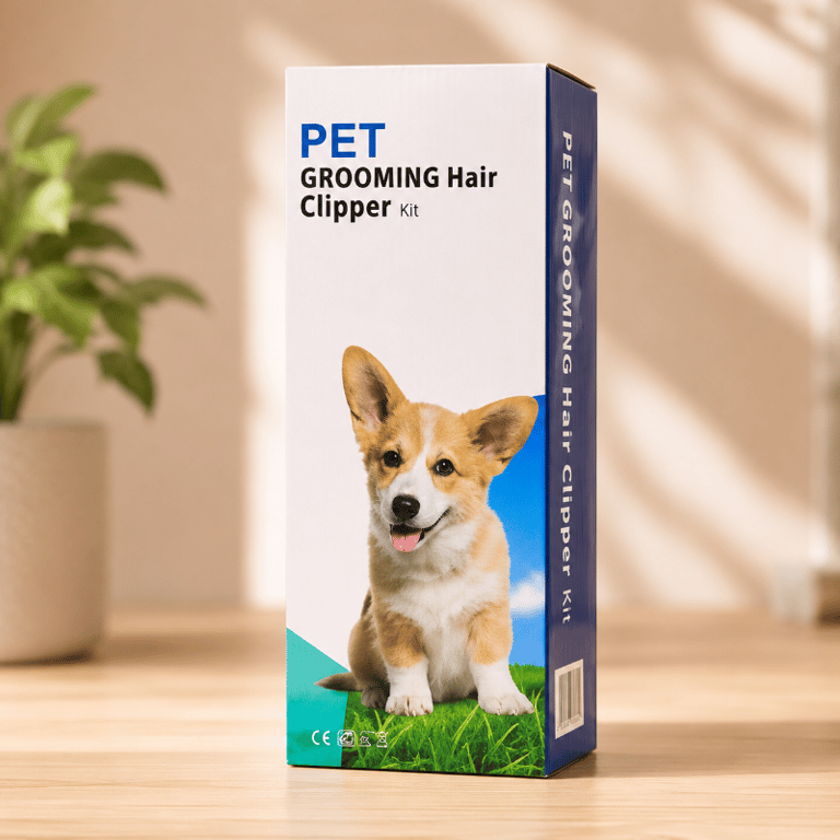Kit Máquina De Tosa Para Cães E Gatos Pet Grooming