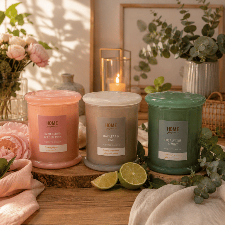 Velas Aromáticas Home Fragrance