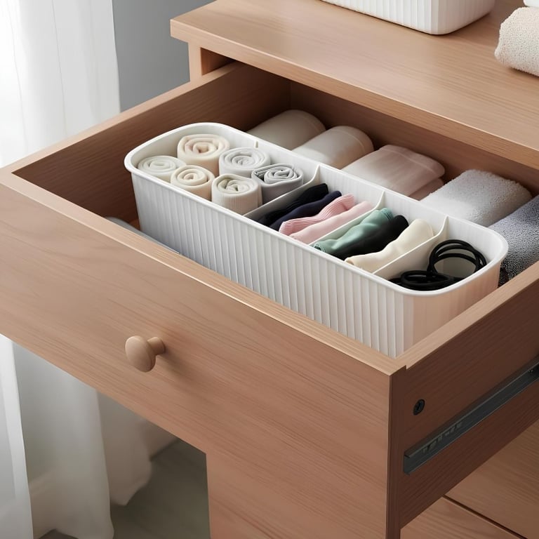 Organizador De Gavetas Multiuso Branco