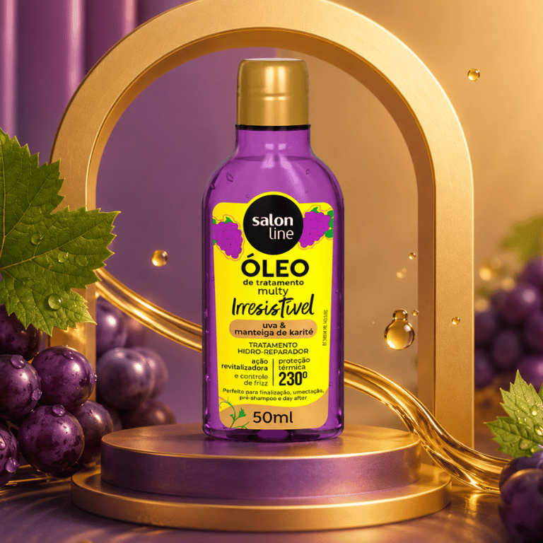 Óleo De Tratamento Multy Irresistível Uva & Manteiga de Karité Salon Line 50ml