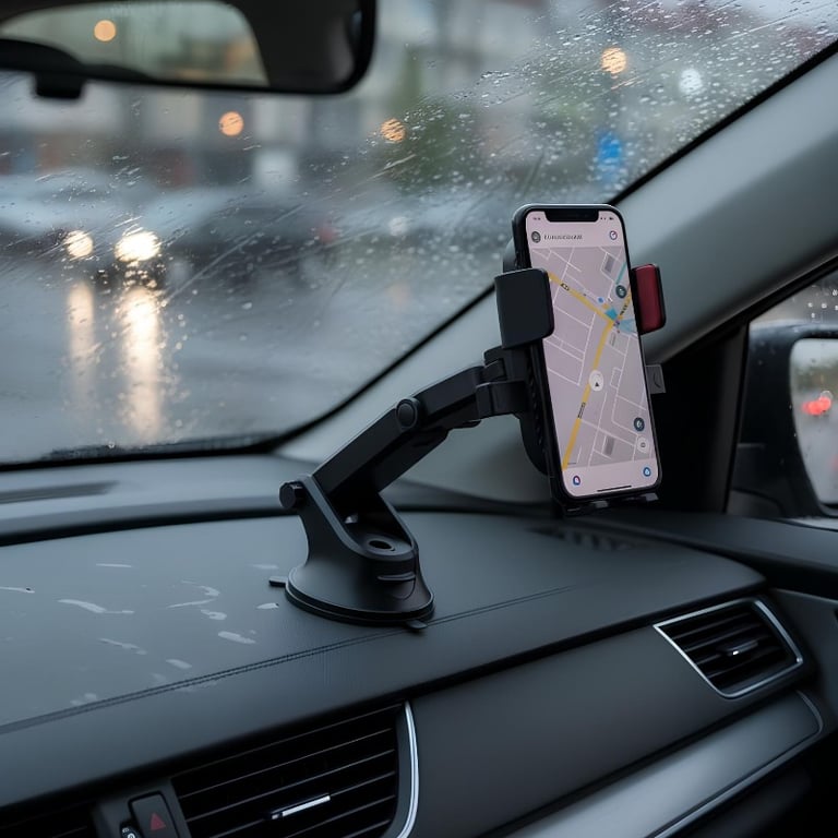 Suporte Para Celular De Carro Com Ventosa Universal Articulado 