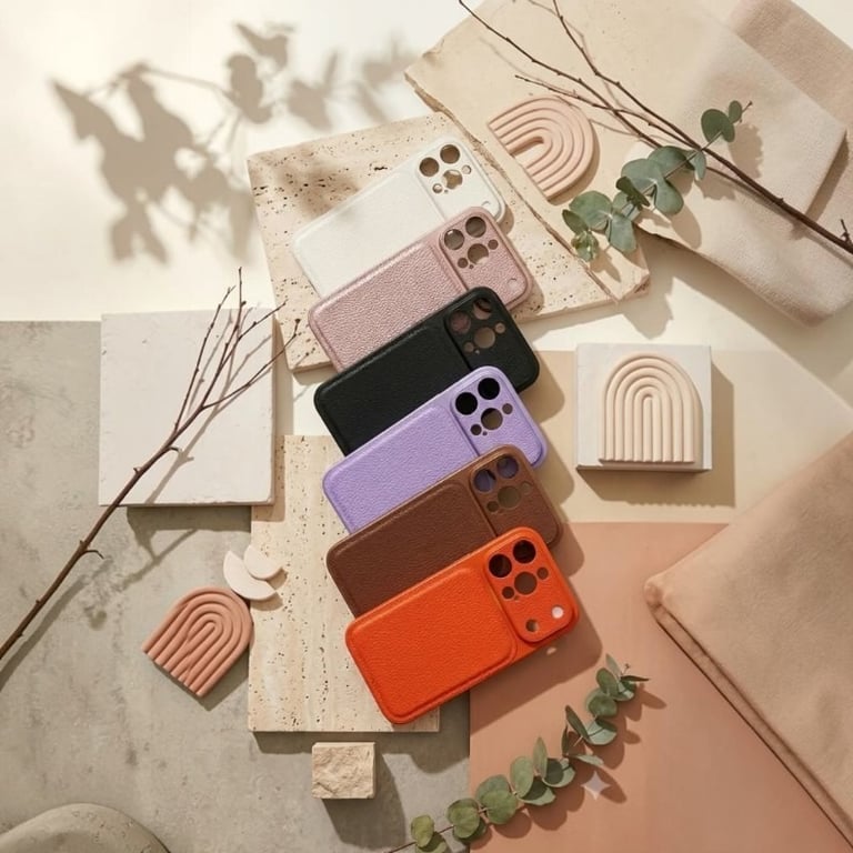 Capa Couro Premium Estilo iPhone 