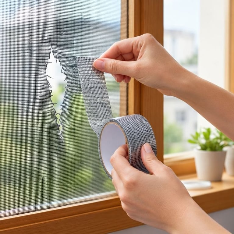 Fita Adesiva Para Reparo De Tela Mosquiteira 2 Metros
