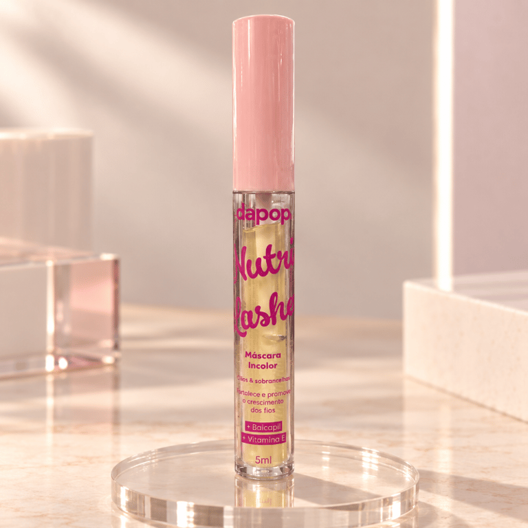 Máscara Incolor Cílios & Sobrancelhas Nutri Lashes Dapop 5ml