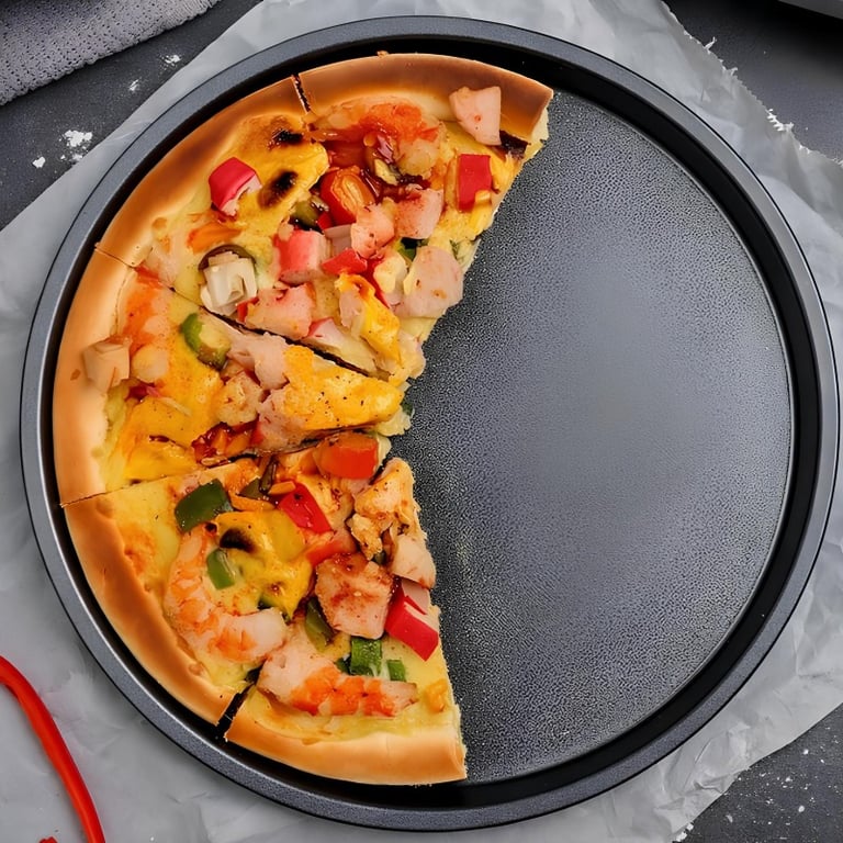 Forma De Pizza Antiaderente Teflon Profissional 32cm