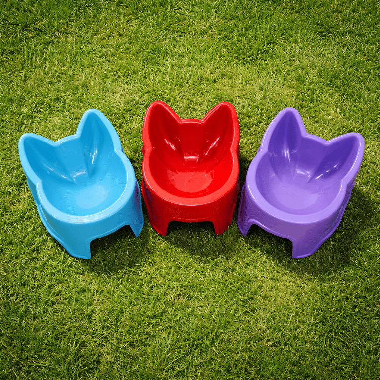 Comedouro Gatinhos 150ml Plástico Resistente