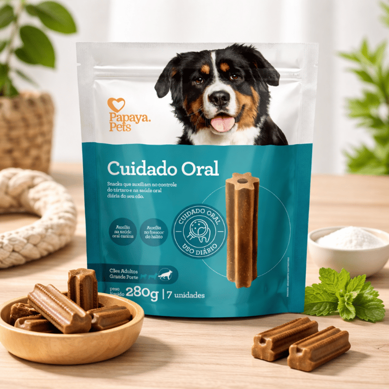 Snack Funcional Cuidado Oral Para Cães Adultos Grande Porte