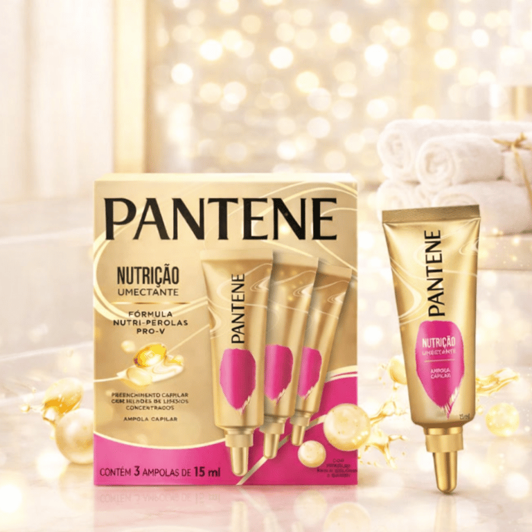 Kit ﻿3 Ampolas Capilares De 15ml Pantene Nutrição Umectante