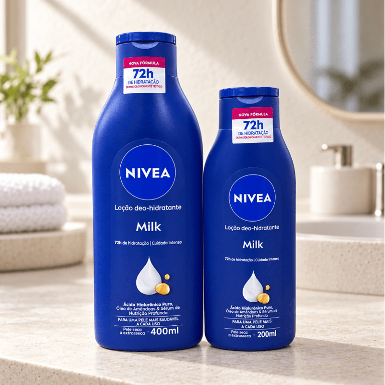 Loção Deo-Hidratante Milk Pele Seca a Extrasseca NIVEA