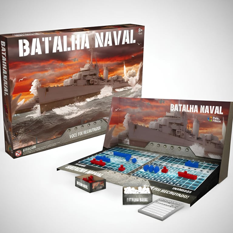 Jogo Batalha Naval Pais & Filhos