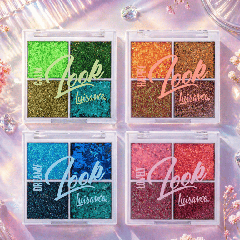 Paleta de Sombras Glitter Look Luisance 7,2g