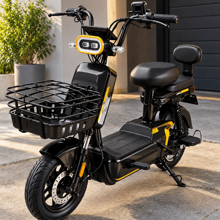 BM1004 Moto Elétrica 1000W Capacidade Máxima De Peso 120kg Autonomia 50 á 65km Por Carga Bateria de Litio 
